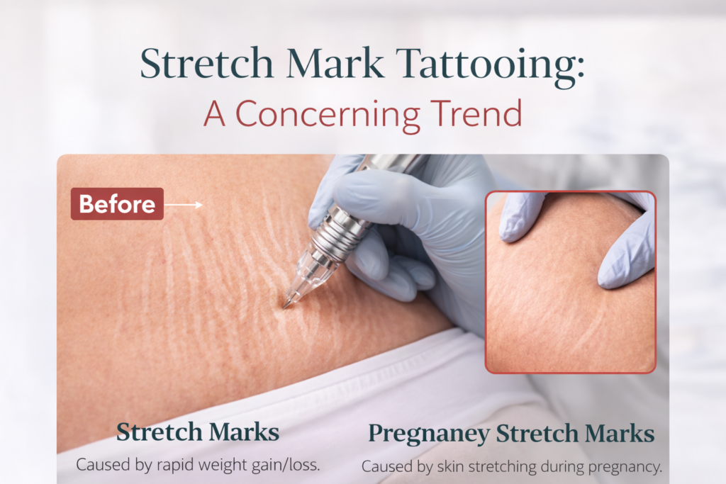 stretchmark tattoo