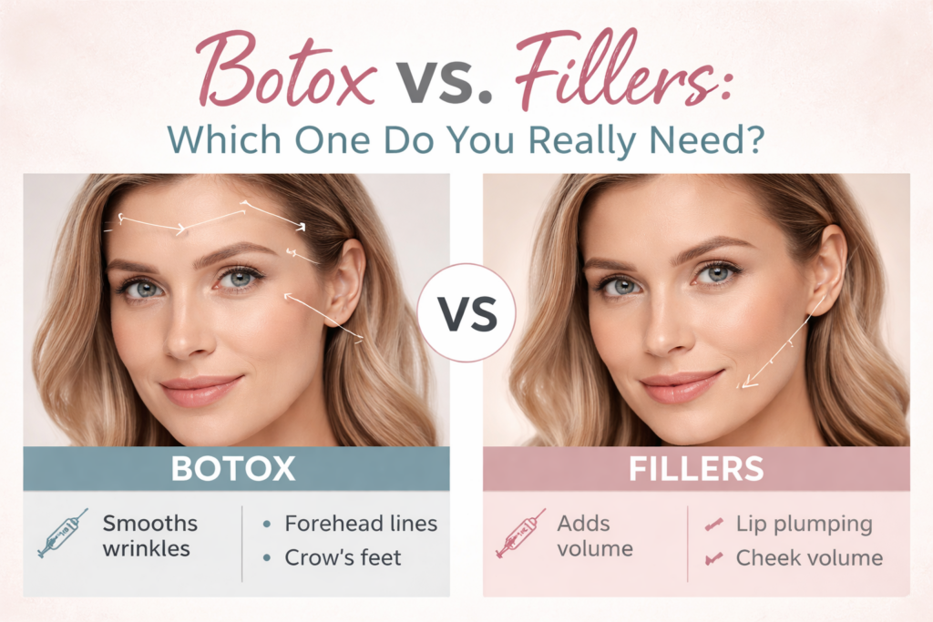 Botox vs Filler, what you really need?