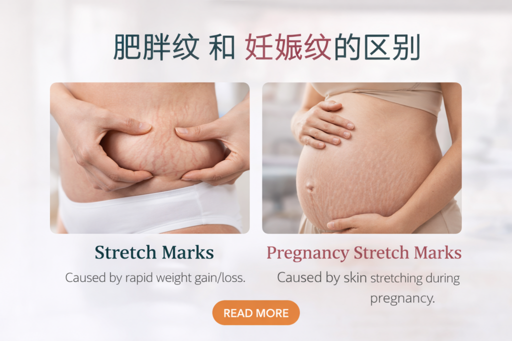 妊辰纹VS肥胖纹