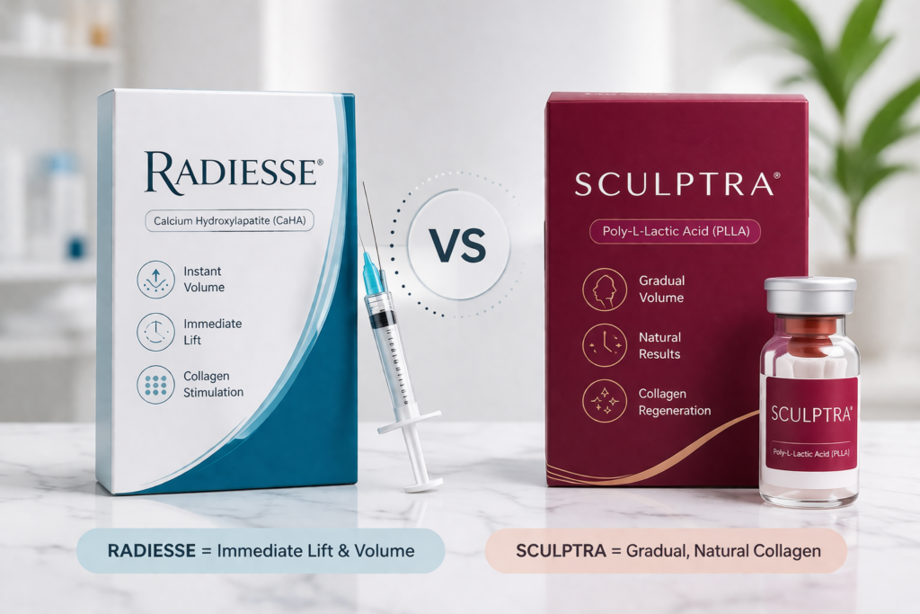 Sculptra Radiesse Collagen Biostimulator
