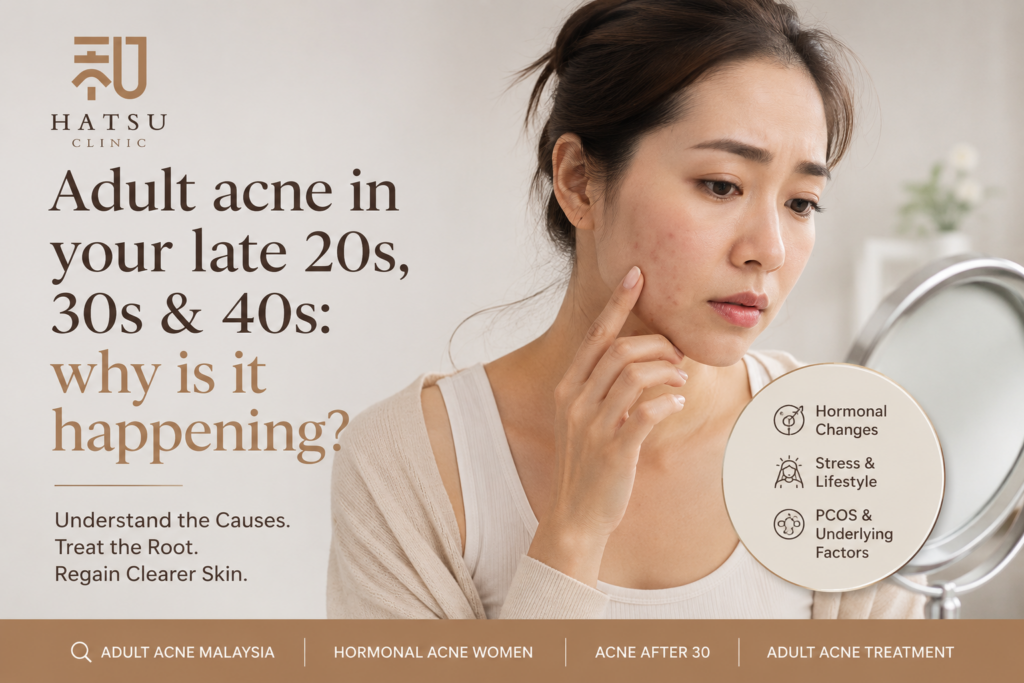Adult acne in late 20's, 30's & 40's. why is it happening.?