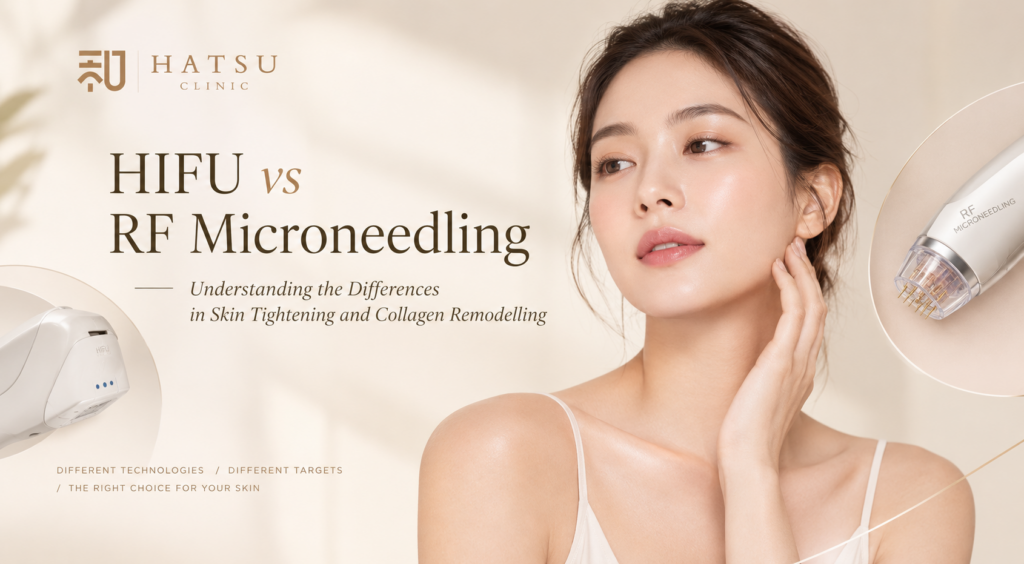 HIFU vs RF microneedling for skin tightening in Penang and Bukit Mertajam